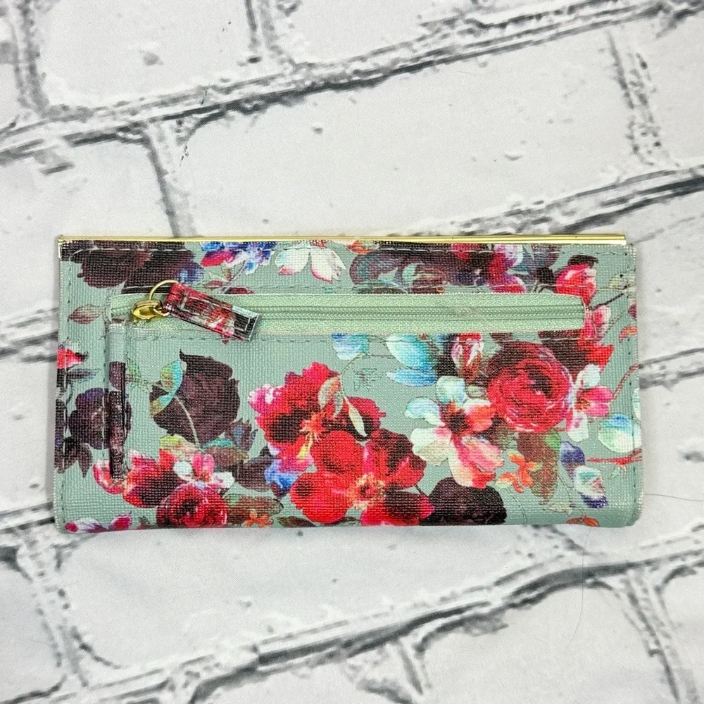 Flower Print Bi-fold Wallet